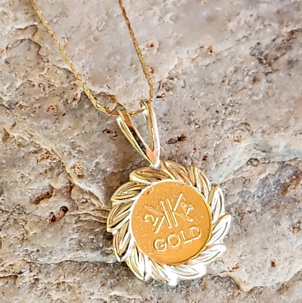 14k Solid Yellow Gold Necklace